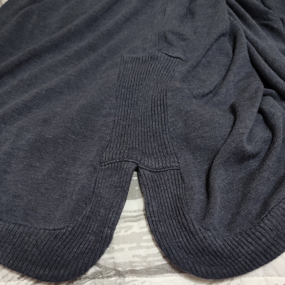 ⚡2/$10 Charlie Paige Blue-Gray Long Sleeve Crew Neck Sweater, Size Large - Picture 4 of 5